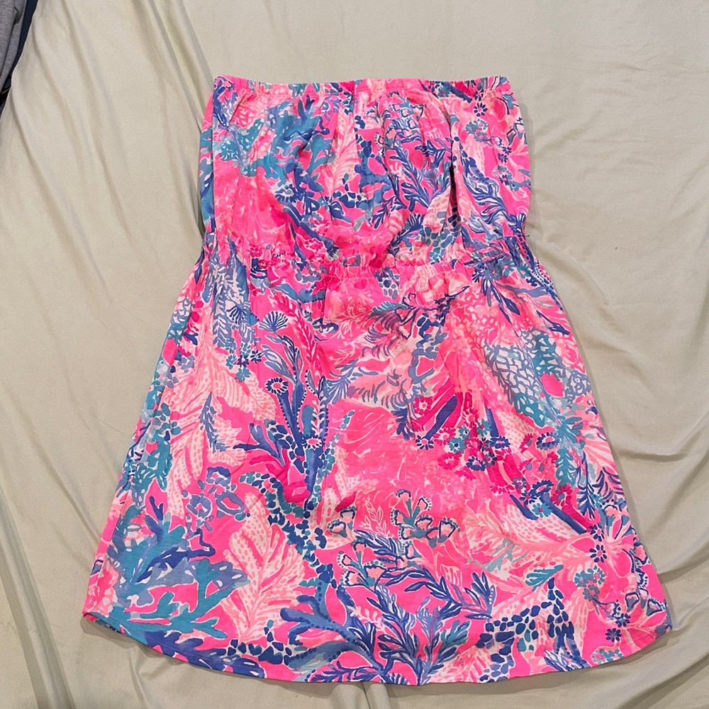 Lilly Pulitzer Strapless Summer Dress
